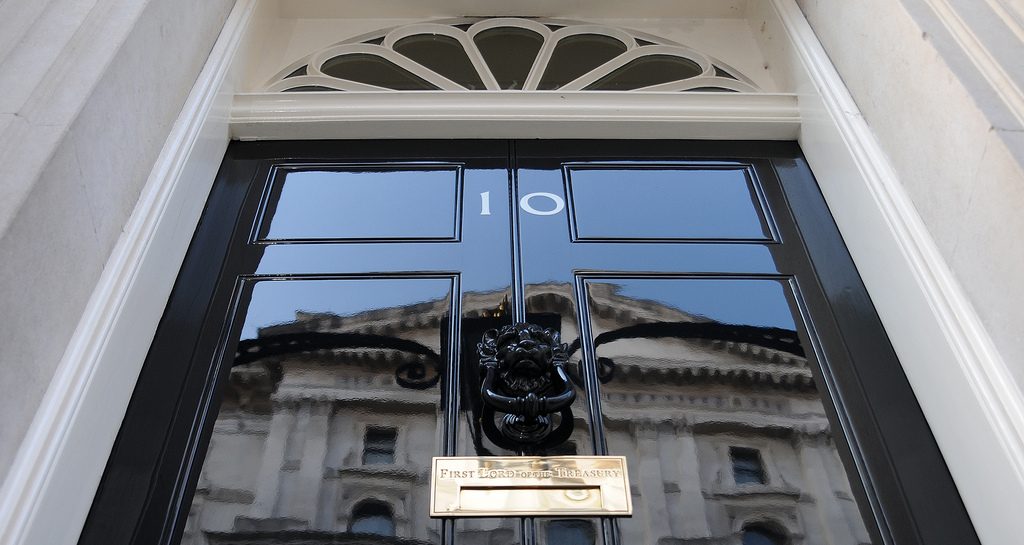 The home of the Prime Minister. 10 Downing Street.